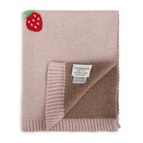 Strawberry - Organic Cotton Jacquard Baby Blanket