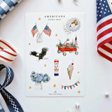 Americana Sticker Sheets (emily lex studio)