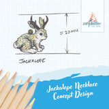 Jackalope Necklace