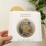 3D Woodland - Advanced Hand Embroidery Diy Craft Kit
