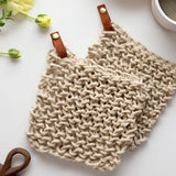 Pauly Flax Potholders Kit (Makes 2) - Stone