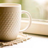 Knit Linen Coaster Kit - Stone, No Needle