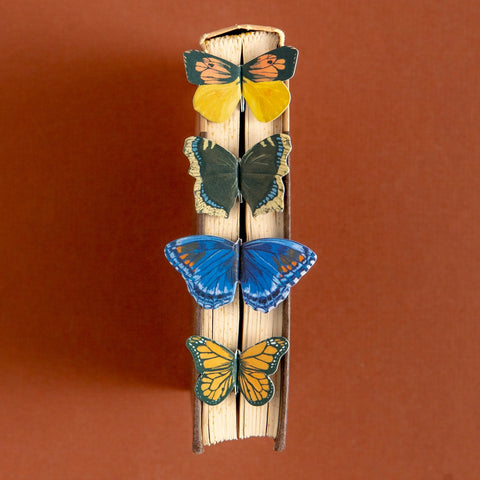 Butterfly Pop-Up Bookmark Set of 4