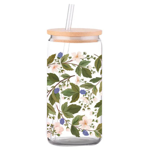 Brambles Glass Coffee Tumbler Cup