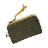 Card Pouch - Waxed Canvas // Zipper Pouch (Color Options)
