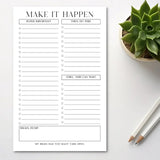 To Do Checklist: 50-Page Tear-Off Notepad