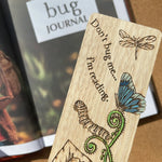 Wooden Bookmark- Bugs