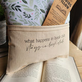 What Happens...Book Club, Reading Pillow, Tiny Flowers