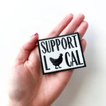 Support Local Embroidered Iron-On Patch Holistic Farm
