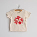 Modern Mushrooms Cream Organic Kids Tee