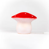 Medium Red Mushroom Lamp w/ Plug