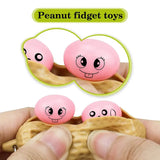Peanut Squeeze Keychain Toys