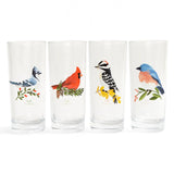 Feathered Friends Bird Tall Juice Glass Set
