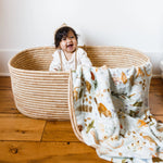 Flora & Fauna Baby Swaddle