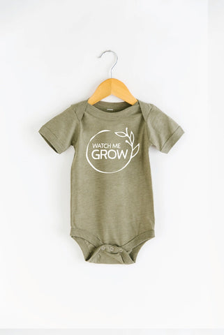 Watch Me Grow Baby Onesie