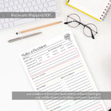 Making A Decision Planner: 50-Page Notepad