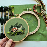 Forest Magic Snail Intermediate Embroidery Kit