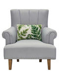 Green Ferns Hook Pillow - Sally Eckman Roberts
