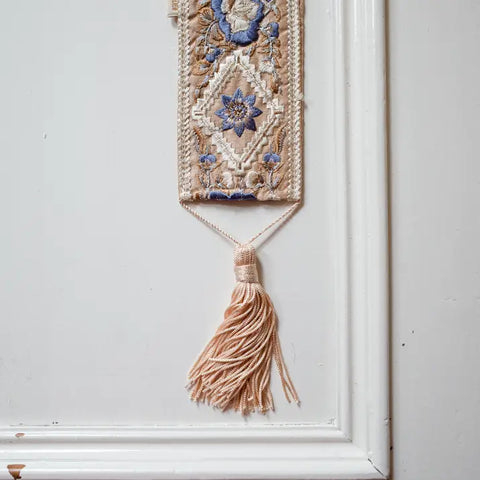 Cloud - Handmade Embroidered Bookmark