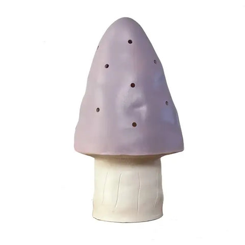 Small Lavender Mushroom Lamp w/ Plug