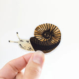 Garden Snail Animal Vinyl Sticker