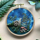 Woodland Snail -3D Raised Stitching -Advanced Embroidery Kit