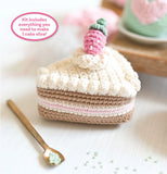 Crochet Cafe Amigurumi Kit Cake Slice: Everything You Need Is Included: 100%-Cotton Yarn, Crochet Hook, Stitch Marker, Tapestry Needle, Fiberfill, Ste by Better Day Press