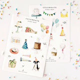 Celebrate Sticker Sheets (Emily Lex)