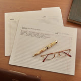 Vintage Library File Folders (Set of 6)
