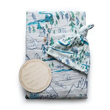 Miaoberry Organic Muslin Baby Boy Swaddle Blanket | Forest