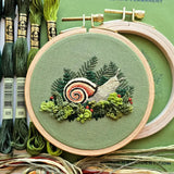 Forest Magic Snail Intermediate Embroidery Kit