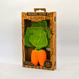 Cathy the Carrot Mini Doudou Baby Teether Toy