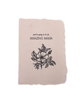 Amazing Mama Letterpress Note Card