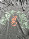 Red Eft Organic Cotton Blend Lightweight Hoodie