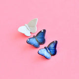 Blue Butterfly Necklace