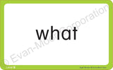 Flashcards: Sight Words (Evan-Moor Flashcards)