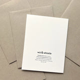 Sorry About the Gnats Apology Card
