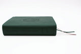 NIV, Journal the Word Bible (Perfect for Note-Taking), Leathersoft, Green, Red Letter, Comfort Print: Reflect, Take Notes, or Create Art Next to Your (NIV Journal the Word Bible)