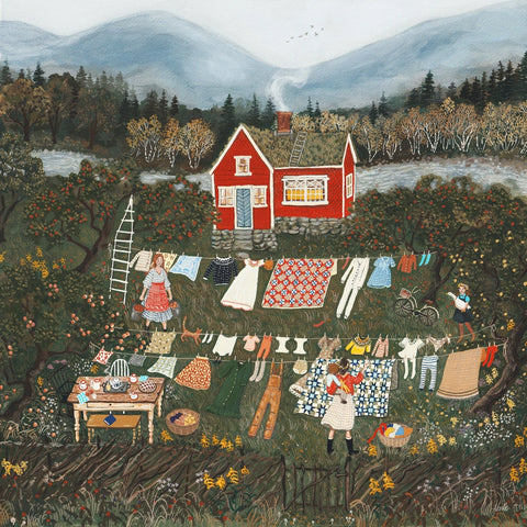 At Brambly Hedge Art Print by Loré Pemberton