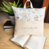 Most Ardently, Reading Pillow, Vintage Ephemera