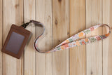 Sunset Floral Neck Lanyard - Floral Printed Design