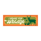 I Brake For Wildlife – Vinyl Removable Bumper Sticker