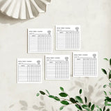 Daily Habit Tracker: 50 Sheet Post-It Note Notepad