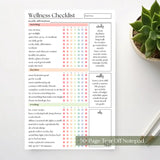 Weekly Self-Care Planner: 50 Page Tear-Off Notepad