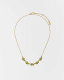 Oak Leaf Gold Choker Necklace