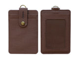Brown ID Badge Holder