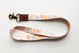 Sunset Floral Neck Lanyard - Floral Printed Design