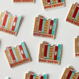 Booktrovert Embroidered Iron-On Patch Book Lover