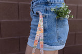Sunset Floral Neck Lanyard - Floral Printed Design