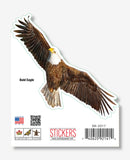 Bald Eagle in Flight Nature Sticker